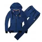 armani survetement ea7 hommes hoodie air02 blue